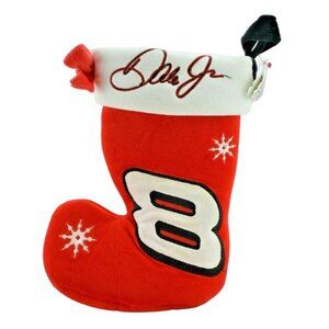 Team Beans Speed Nascar Plush Christmas Stocking 11 inch Dale Earnhardt Jr no. 8